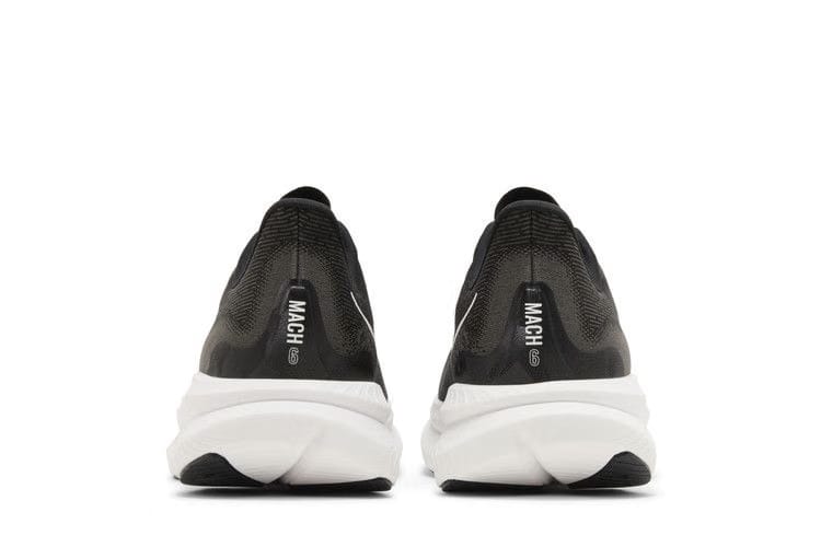 HOKA Mach 6 Wide Black White