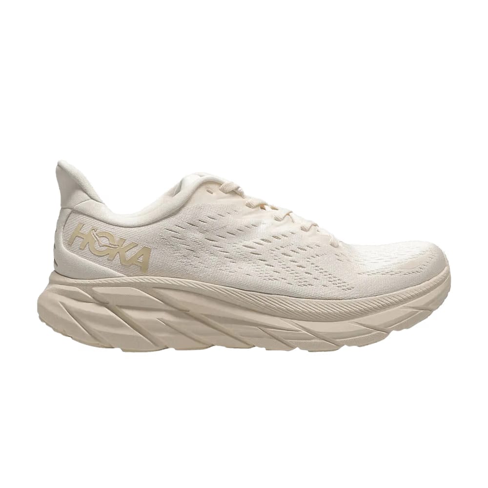 HOKA Wmns Clifton 8 Wide 'Eggnog Shifting Sand'