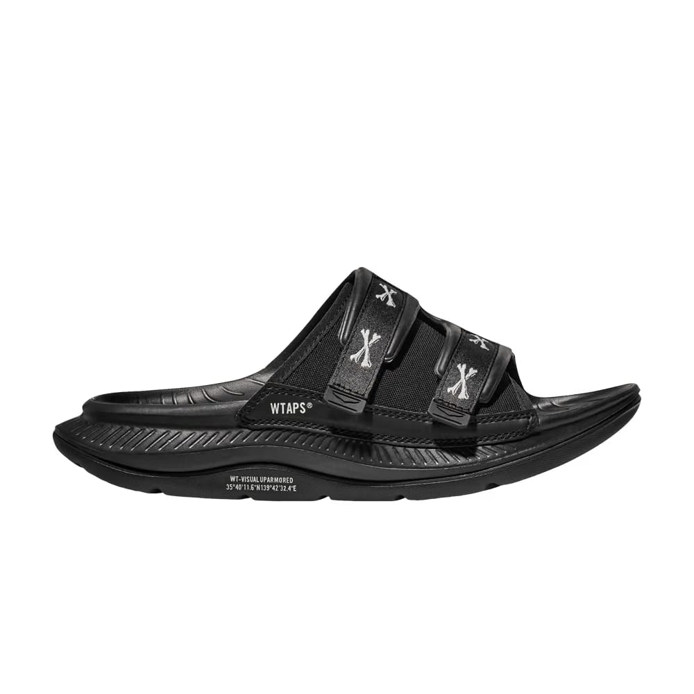 WTAPS HOKA Ora Luxe Black サンダル Wtaps X Hoka Ora Luxe Jet Black Price in India | Culture Circle