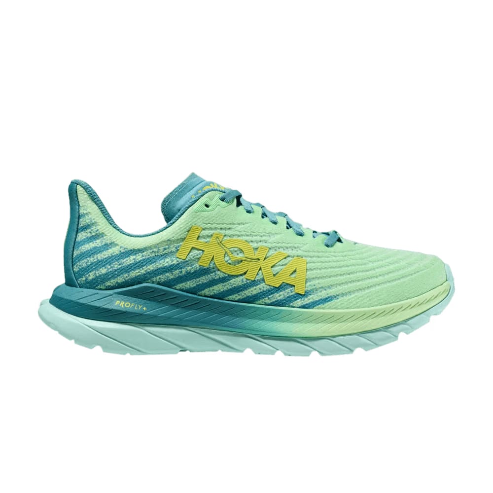 HOKA Mach 5 Lime Glow Ocean Mist