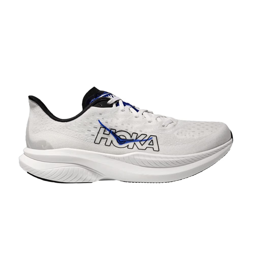 HOKA Mach 6 White Ultramarine