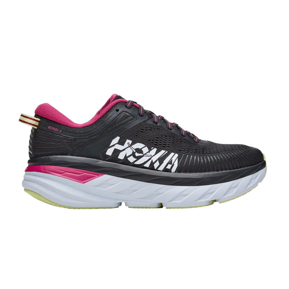 HOKA Wmns Bondi 7 'Blue Graphite Festival Fuchsia'