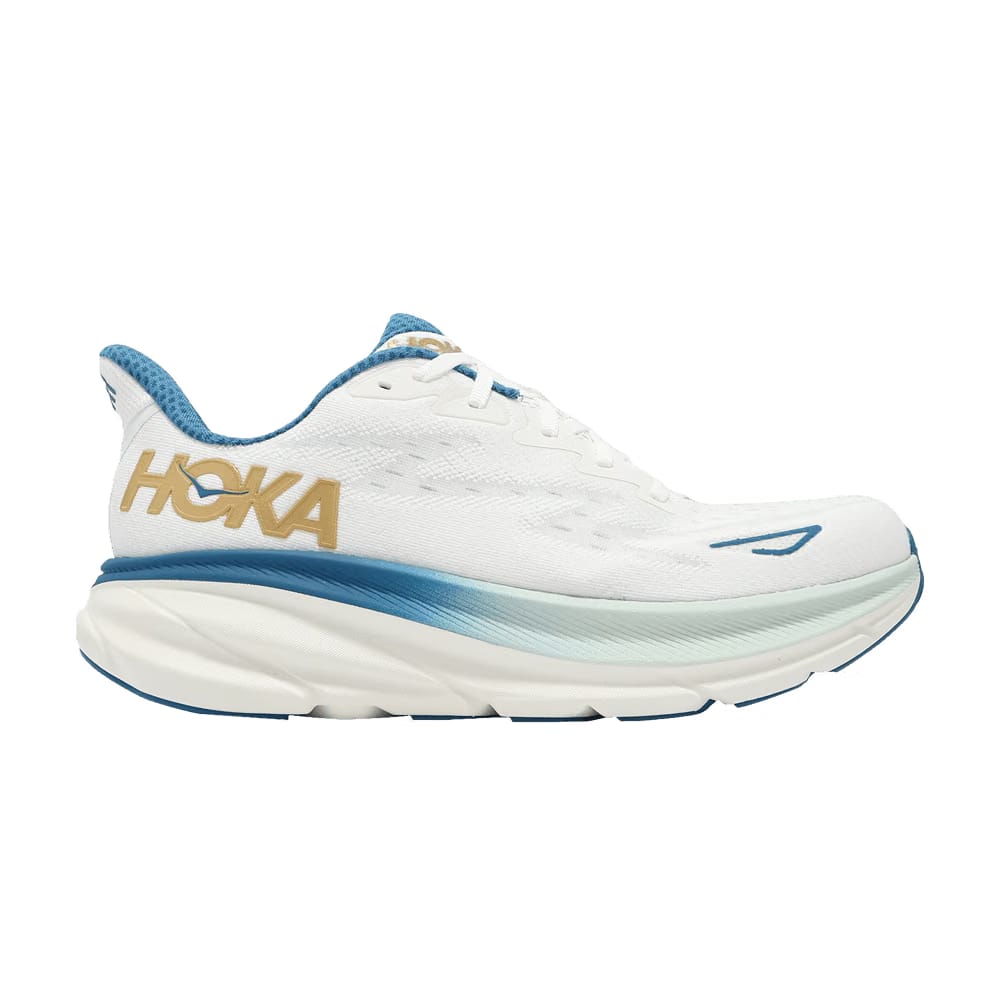 HOKA Clifton 9 2E Wide Frost Gold