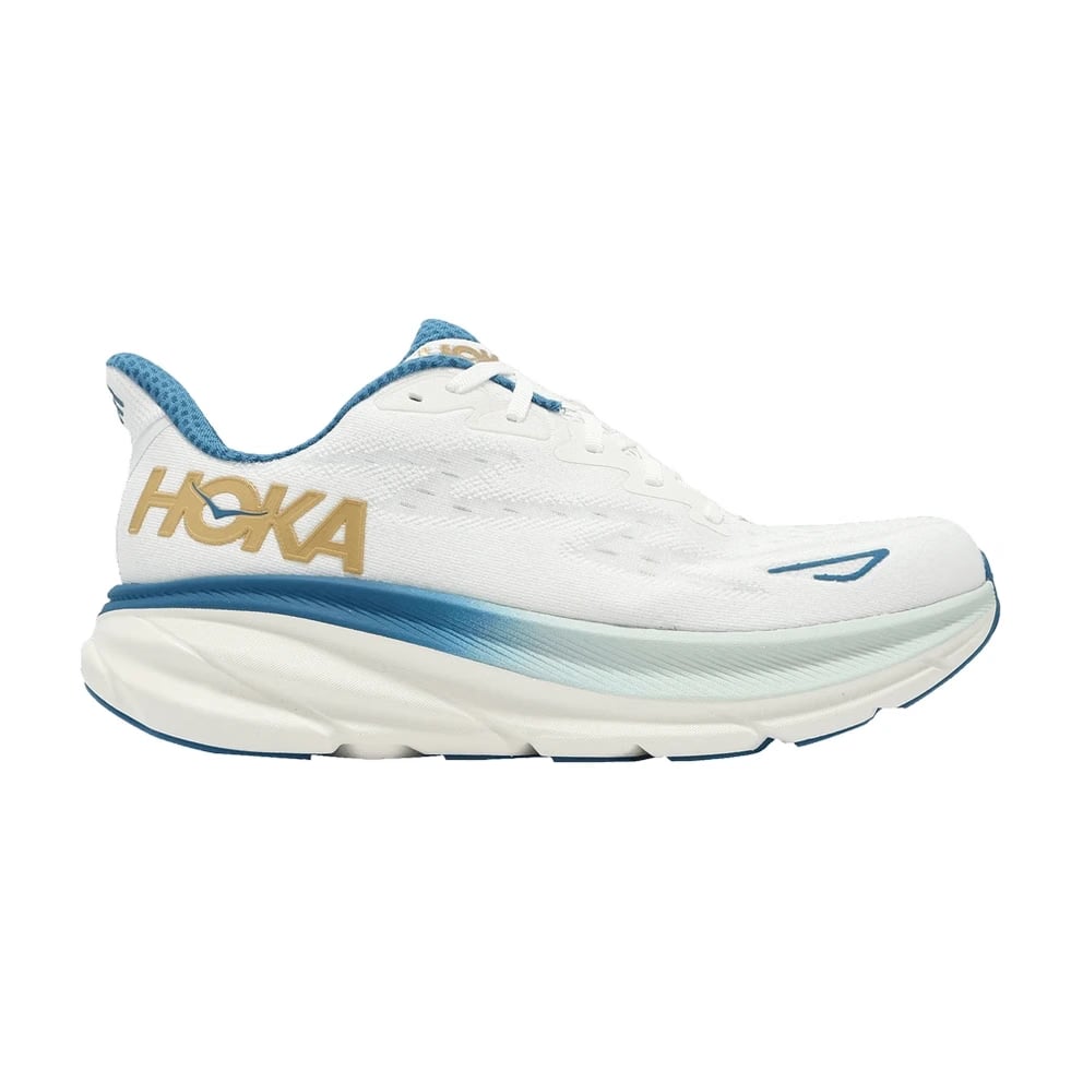 HOKA Clifton 9 2E Wide Frost Gold