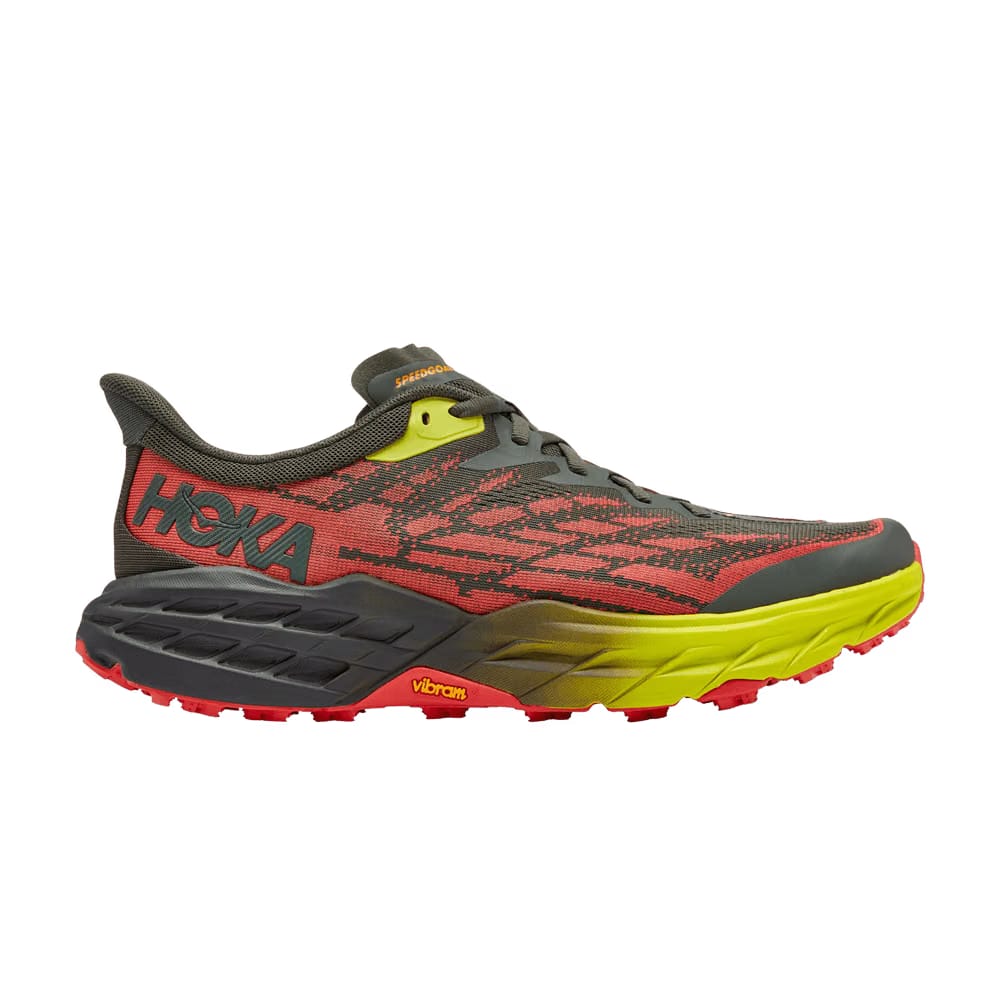 HOKA Speedgoat 5 2E Wide Thyme Fiesta