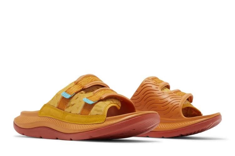 HOKA Ora Luxe Golden Yellow Desert Sun