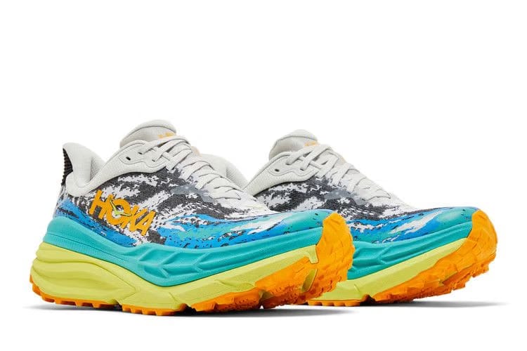 HOKA Stinson 7 White Evening Primrose