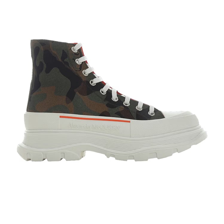 Alexander McQueen Tread Slick High Camo Skull