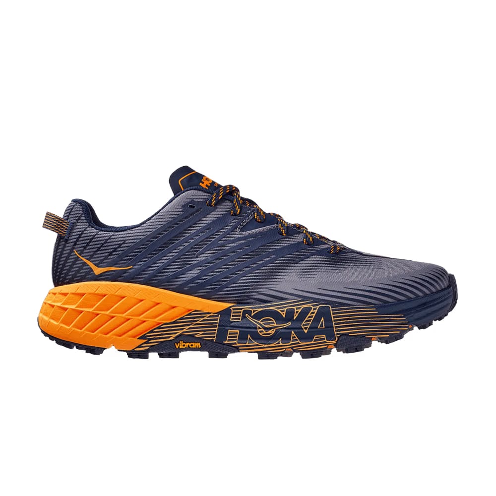 HOKA Speedgoat 4 Black Iris Bright Marigold