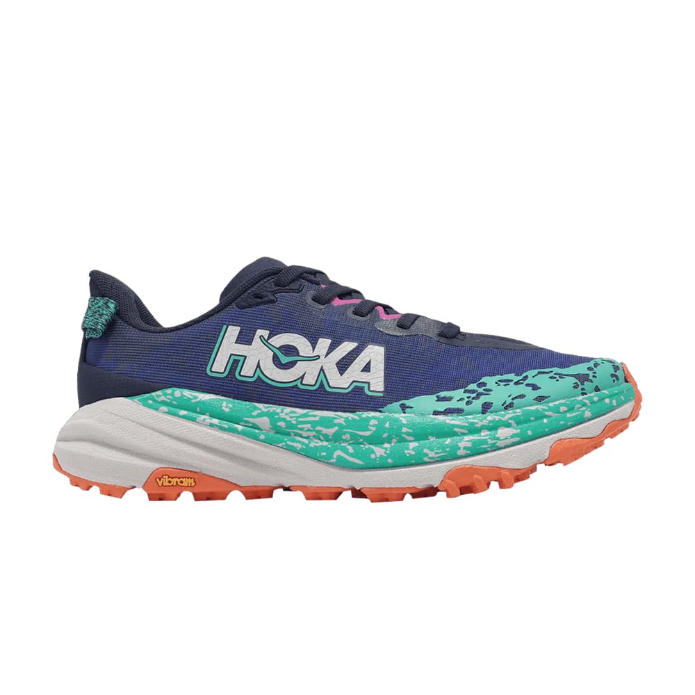 HOKA Wmns Speedgoat 6 Wide 'Varsity Navy Meteor'