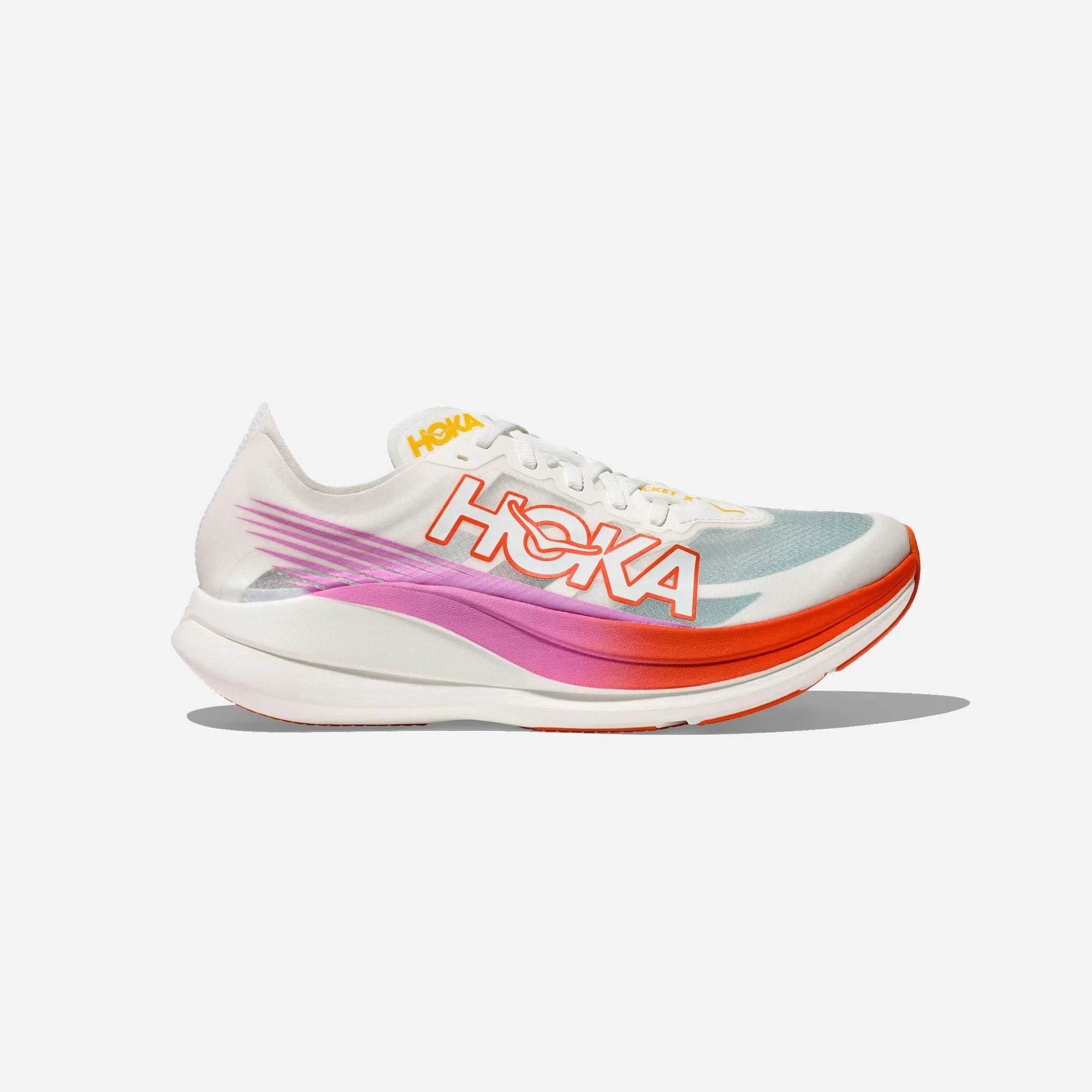 HOKA Rocket x 2 Frost Lava