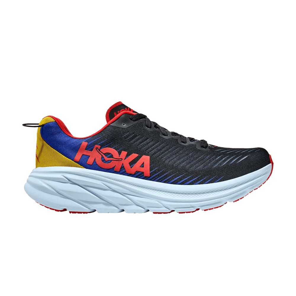 HOKA Rincon 3 Black Dazzling Blue