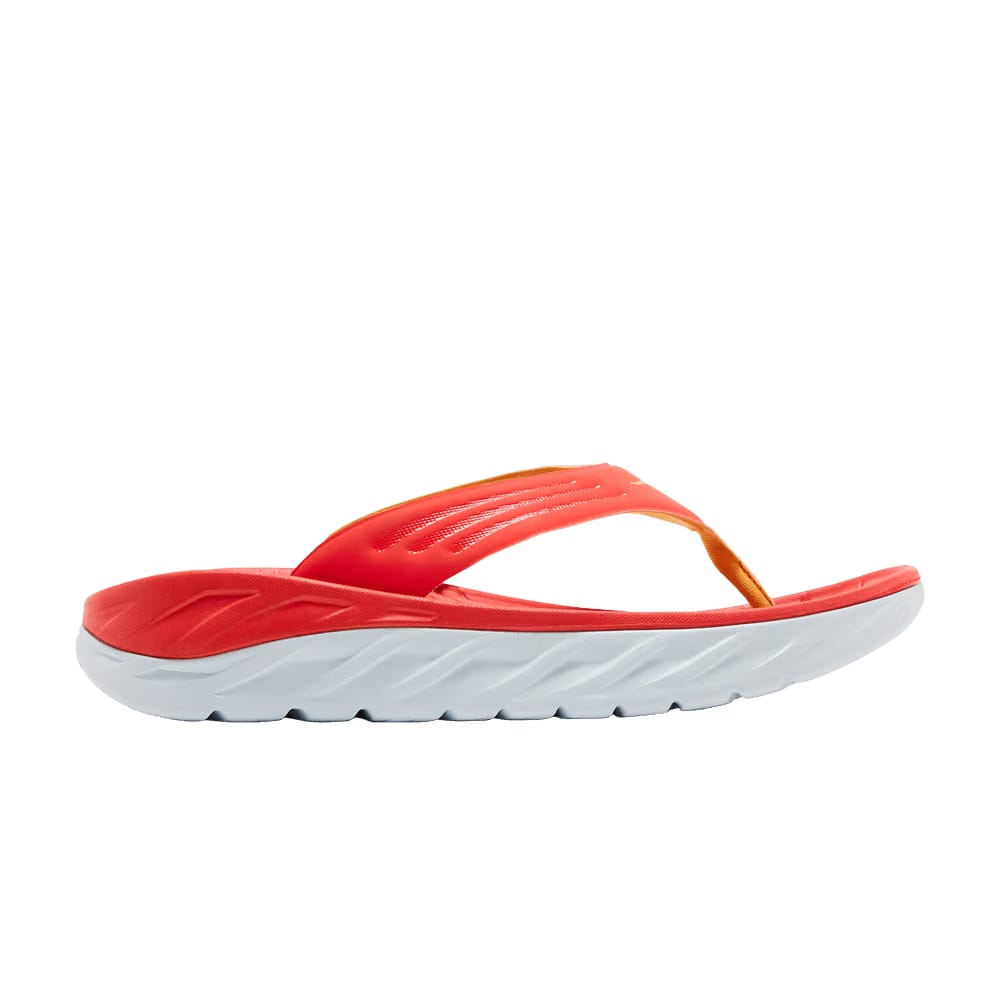 HOKA Ora Recovery Flip Slide Fiesta Amber Yellow