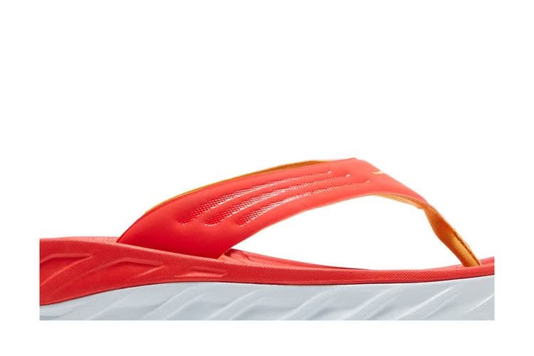 HOKA Ora Recovery Flip Slide Fiesta Amber Yellow