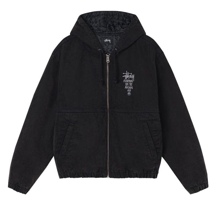 Stussy Canvas Insulated Work Jacket Black