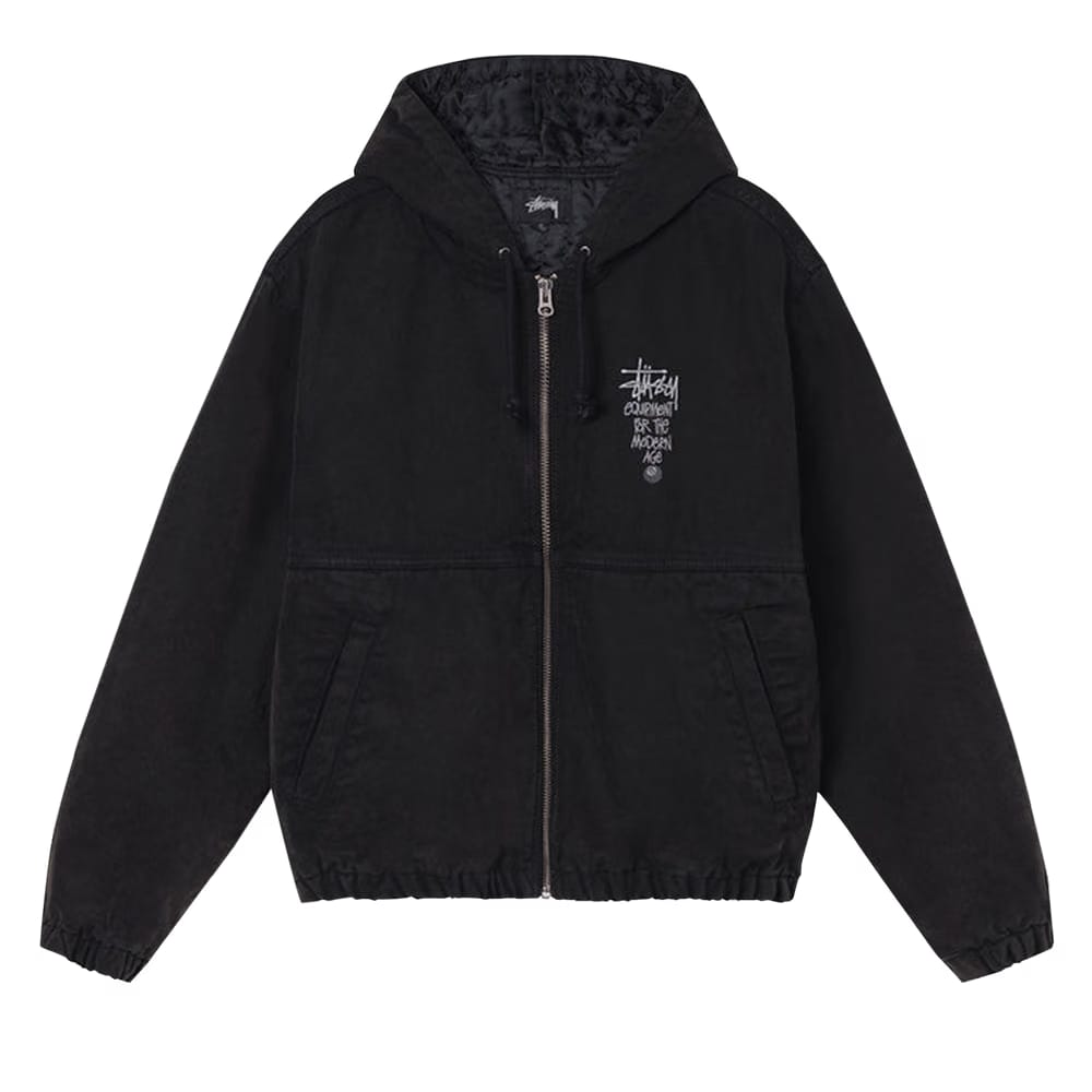 Stussy Canvas Insulated Work Jacket Black
