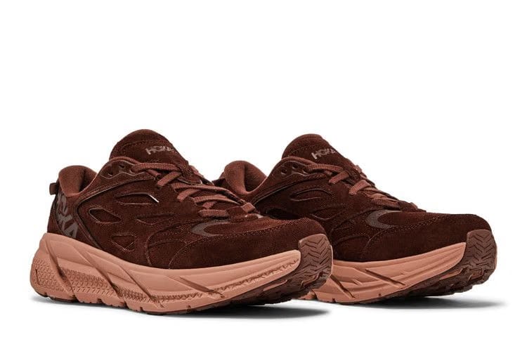 HOKA Clifton L Suede Cappuccino Cork