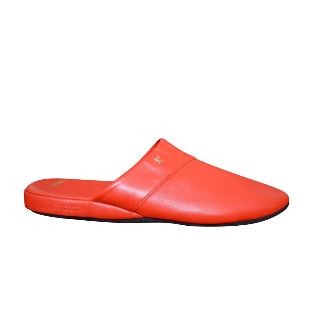 Supreme x Louis Vuitton Hugh Slippers Red