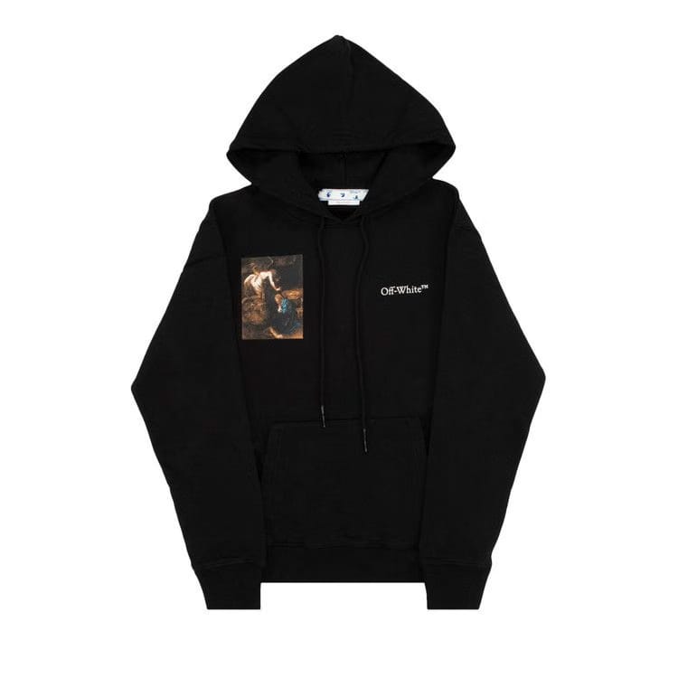 Off-White Caravag Lute Slim Hoodie Black/White