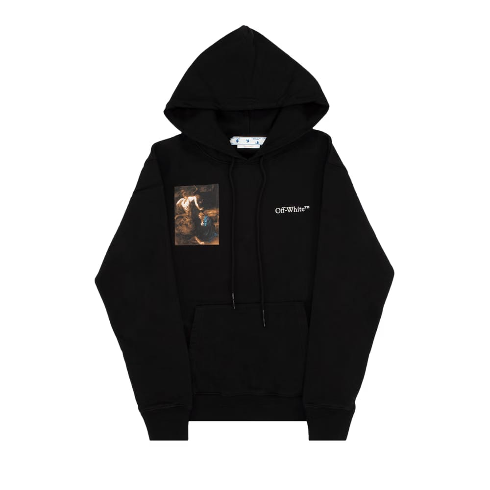 Off-White Caravag Lute Slim Hoodie Black/White