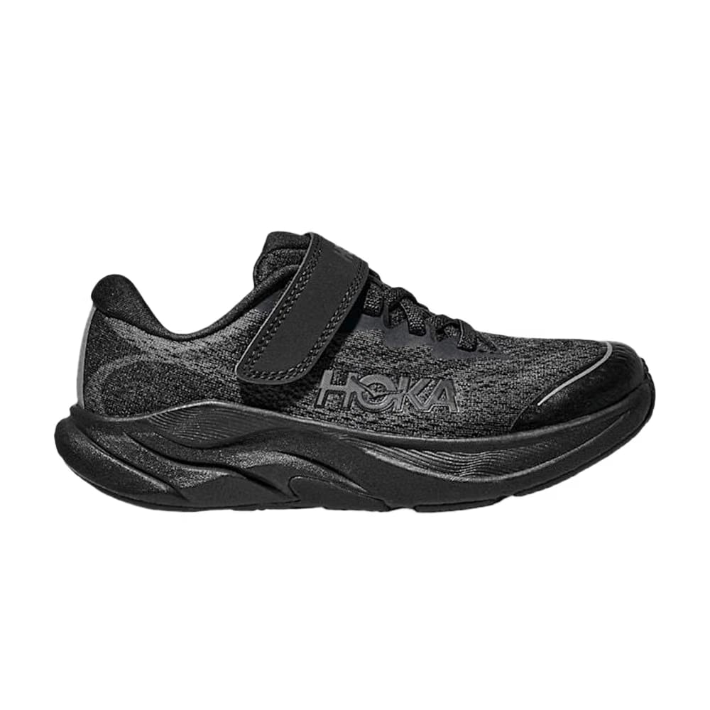 HOKA Rincon 4 Little Kids Triple Black