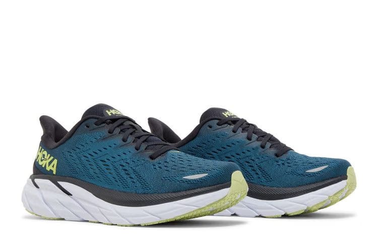HOKA Clifton 8 Blue Coral Butterfly