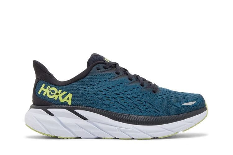HOKA Clifton 8 Blue Coral Butterfly