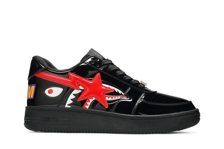 Bapesta Low M2 Shark Face - Black