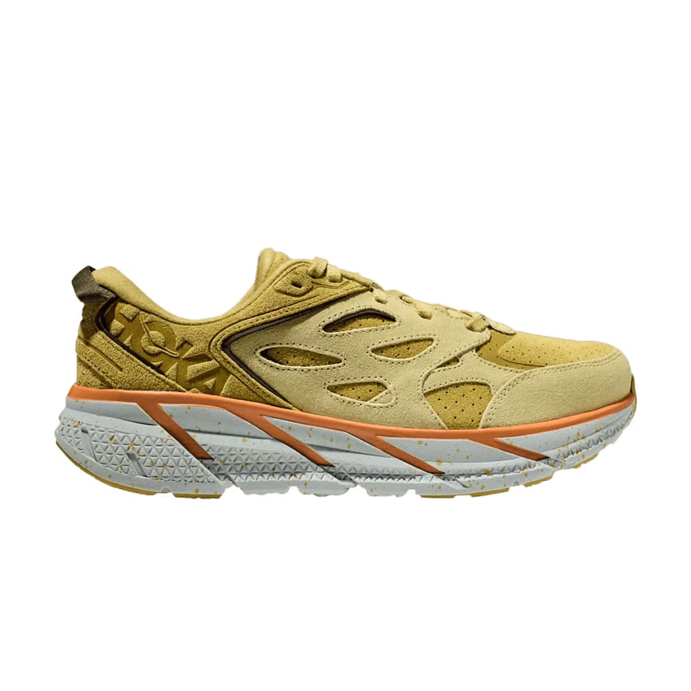 HOKA Clifton L Suede Golden Lichen