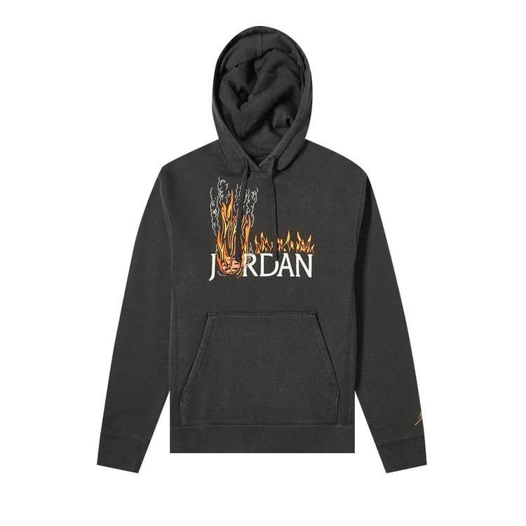 Cactus Jack by Travis Scott x Air Jordan MJ Fleece Hoodie Black