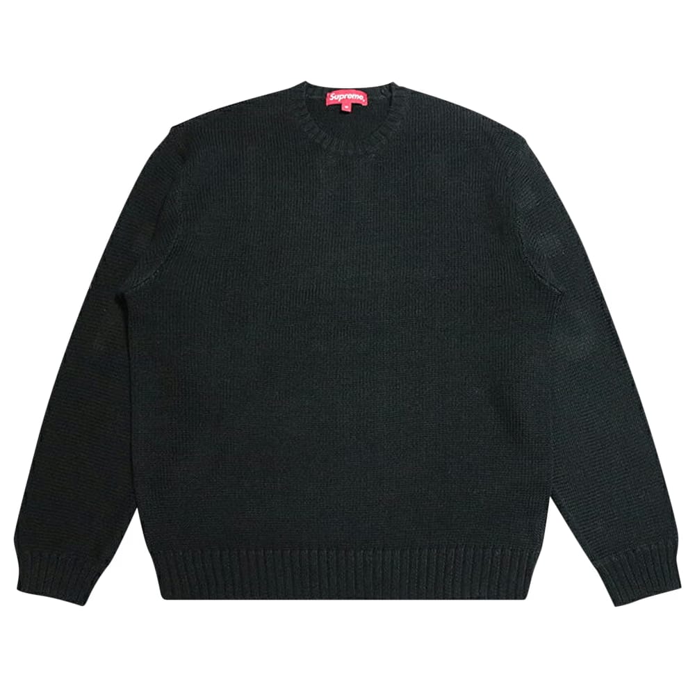 Supreme Back Logo Sweater Black