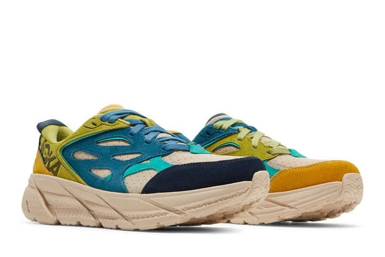 HOKA Clifton L Suede Multi-Color