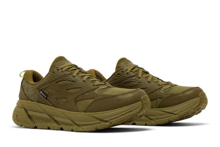 HOKA Clifton L GORE-TEX Avocado Green Moss