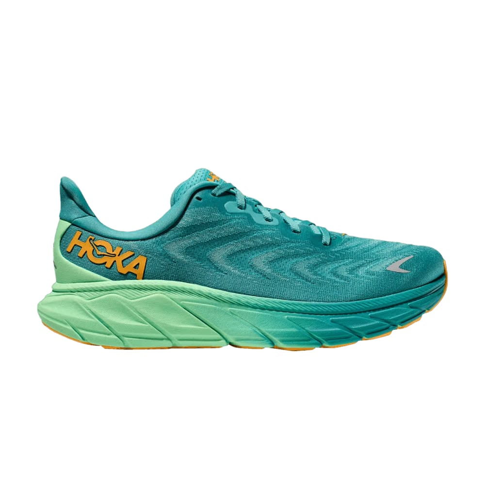 HOKA Arahi 6 Ocean Mist Lime Glow