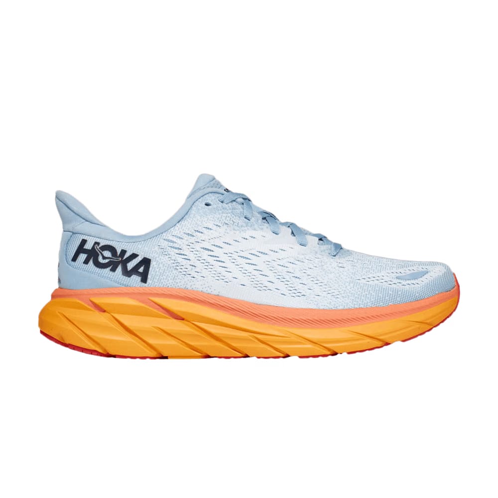 HOKA Wmns Clifton 8 Wide 'Summer Blue Ice Flow'