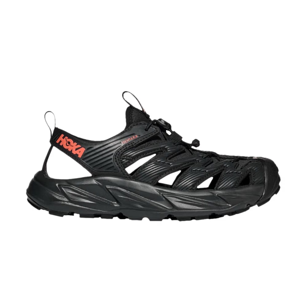 HOKA Wmns Hopara Sandal 'Black Fusion Coral'