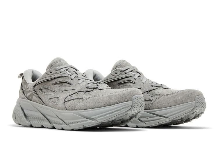 HOKA Clifton L Suede Limestone