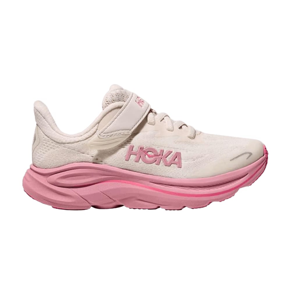 HOKA Clifton 10 Little Kids Rose Cream Dried Rose