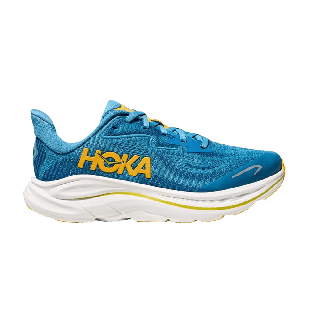HOKA Clifton 10 Big Kids Alpine Blue Foggy Night