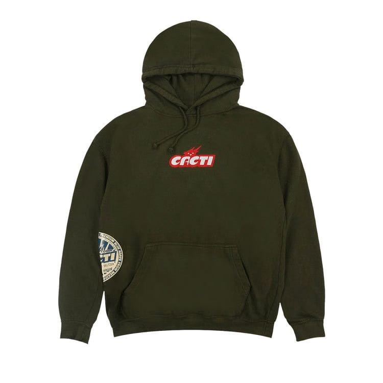 Cactus Jack by Travis Scott Cacti Mono Seal Hoodie Military Green