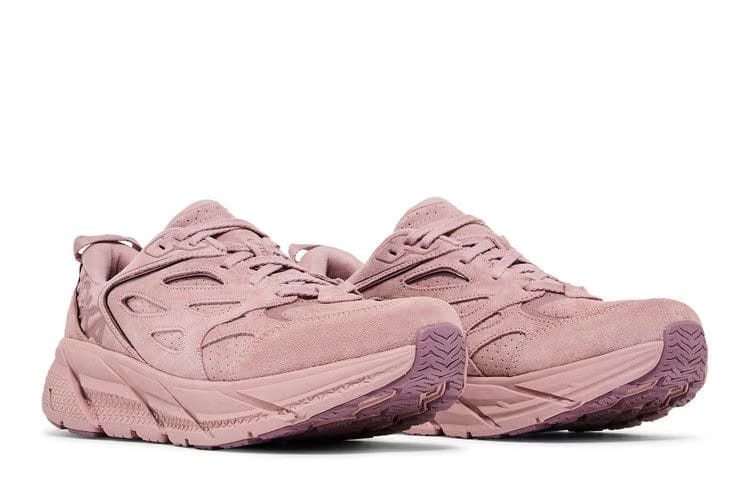 HOKA Clifton L Suede Pale Mauve