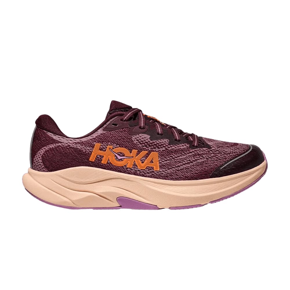 HOKA Rincon 4 Big Kids Black Cherry Classic Mauve
