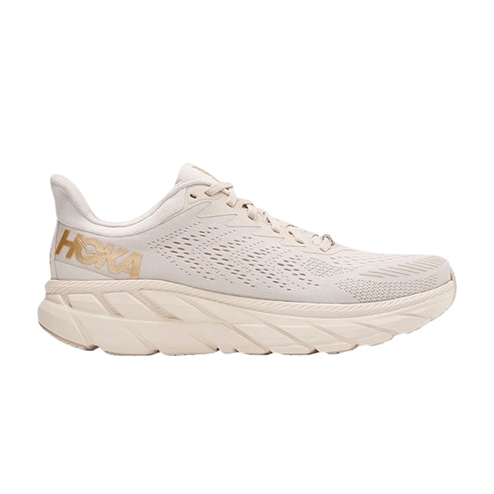HOKA Clifton 7 Wide Beige