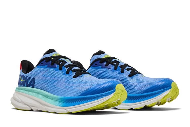 HOKA Clifton 9 Kids Virtual Blue Cerise