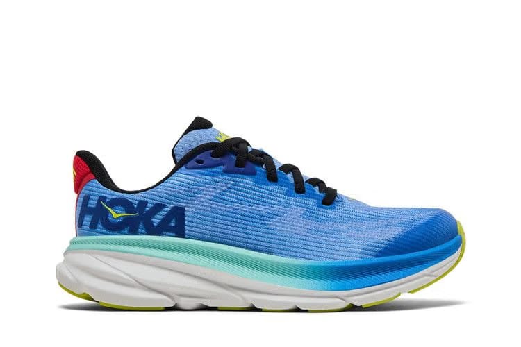 HOKA Clifton 9 Kids Virtual Blue Cerise