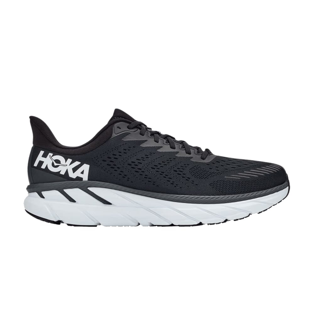 HOKA Clifton 7 Black White