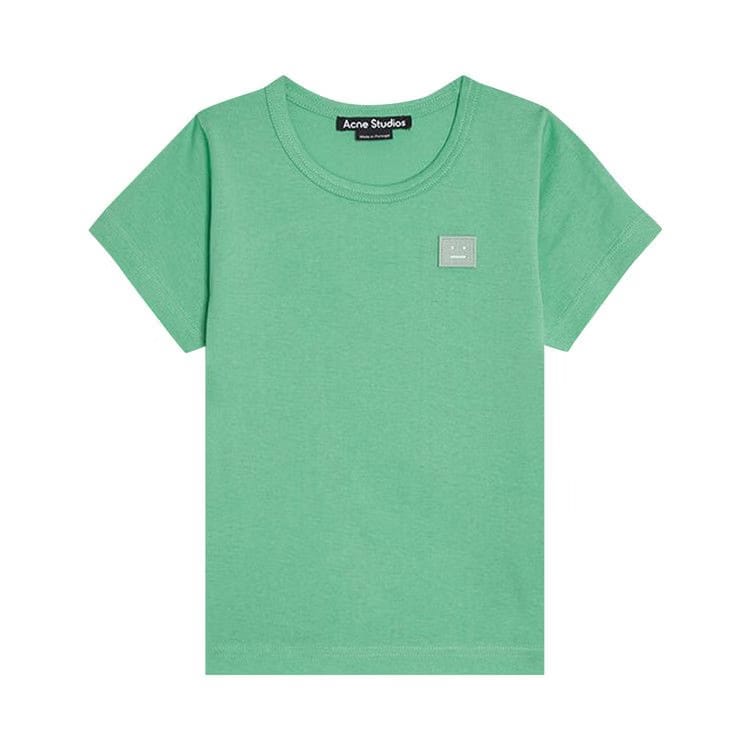 Acne Studios Kids Nash Face T-Shirt Fern Green