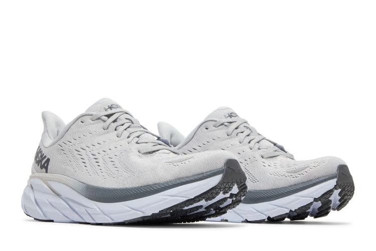 HOKA Clifton 8 2E Wide Lunar Rock Nimbus Cloud