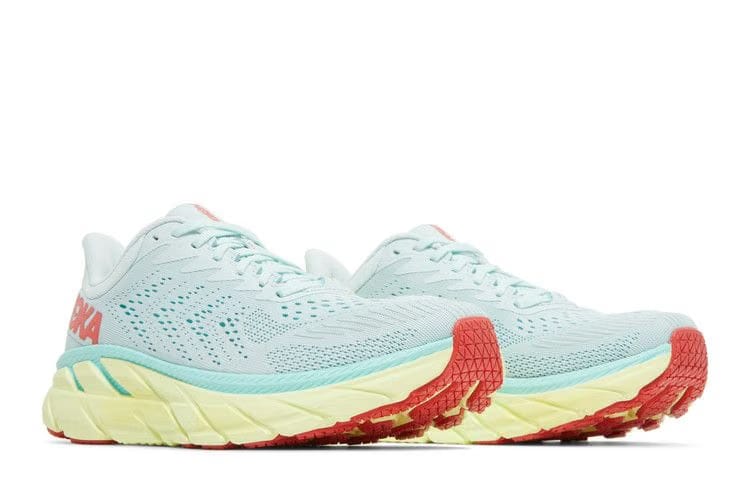 HOKA Wmns Clifton 7 'Morning Mist Hot Coral'