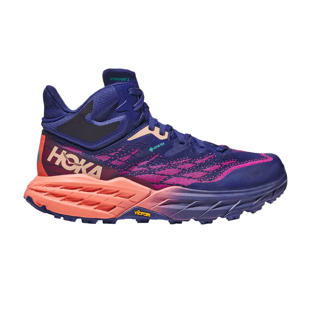 HOKA Wmns Speedgoat 5 Mid GORE-TEX 'Bellwether Blue Camellia'